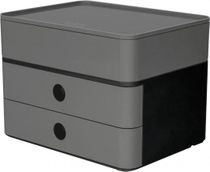 Zásuvkový box ALLISON sivý