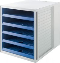 Zásuvkový box Cabinet KARMA eko-modrý