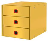 Zásuvkový box, laminovaný kartón, 3 zásuvky, LEITZ 