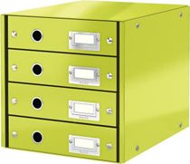 Zásuvkový box Leitz Click & Store 4 zásuvky zelený