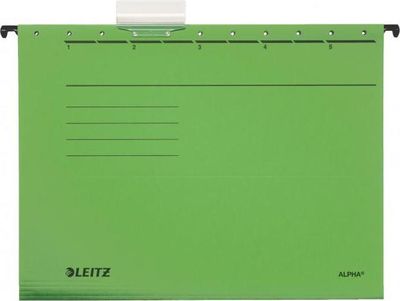 Závesný obal Leitz ALPHA zelený