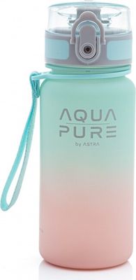 Zdravá fľaša AQUA PURE by ASTRA 400 ml - pink/mint, 511023002