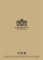 Zošit, štvorčekový, A5, 48 listov, SHKOLYARYK "University International", mix