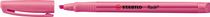 Zvýrazňovač, 1-3,5 mm, STABILO "Flash", ružový