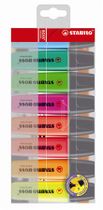 Zvýrazňovač, 2-5 mm, STABILO "Boss", 8 rôznych farieb