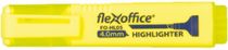 Zvýrazňovač, 4,0 mm, FLEXOFFICE "HL05", žltý