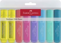 Zvýrazňovač, sada, 1-5 mm, FABER-CASTELL "1546 Pastel", 8 rôznych farieb